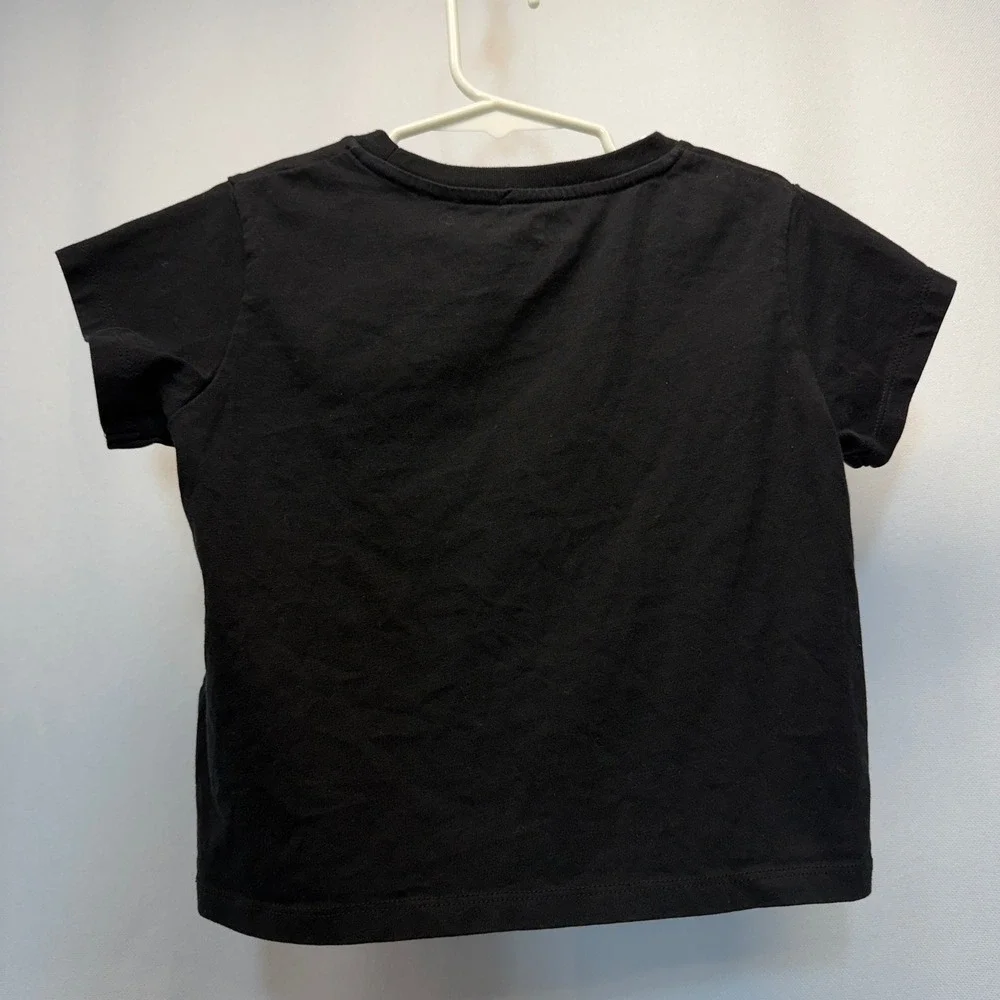 Kuromi Sanrio Graphic T-Shirt Tee Uniglo Girls Kids Black‎ Size 5 6
